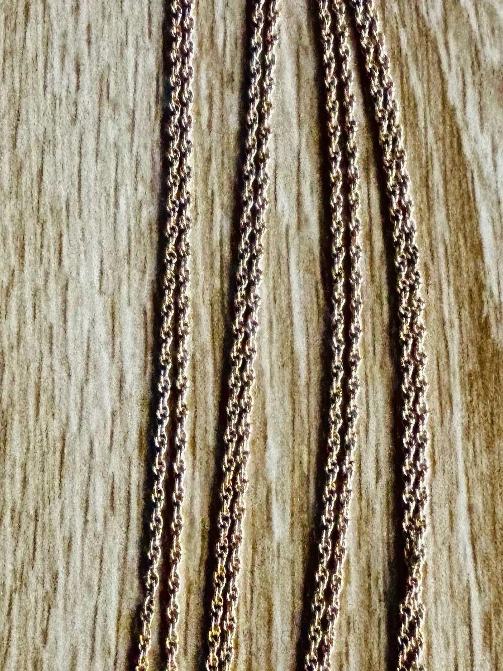 Vintage Gold Rope Style Chain Necklace with Natural Lapis and Pearl